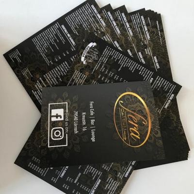 Getränkekarte Fera Lounge